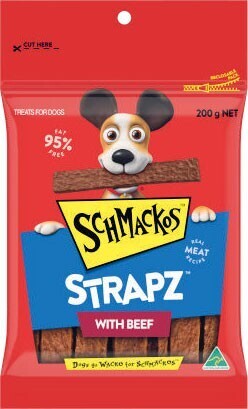 Coles Schmackos Dog Treats 200g offer