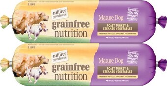 Coles Natures Goodness Dog Roll Dog Food 2.15kg offer