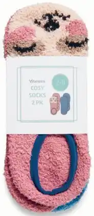 Coles Mix 2 Pack Socks offer