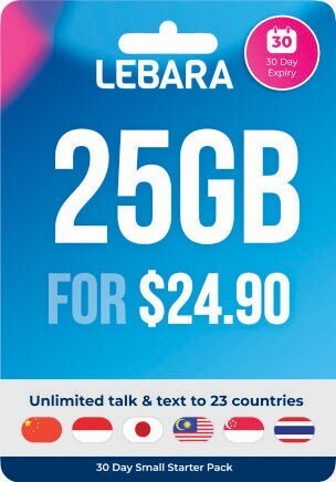 Coles Lebara SIM $24.90 offer