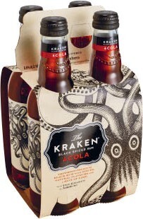 The Kraken Rum & Cola Bottles 4x330mL
