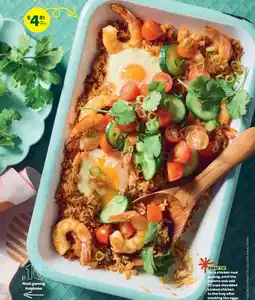 Woolworths Nasi goreng traybake offer