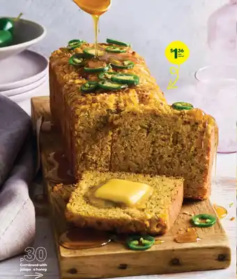 Cornbread with jalape o honey