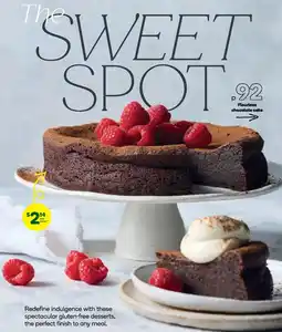 Woolworths Flourless chocolate cake offer
