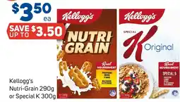 Foodland Kellogg's nutri-grain or special k offer