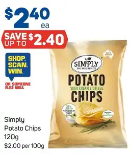 Foodland Simply potato chips offer