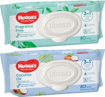 Coles Huggies Baby Wipes 80 Pack offer