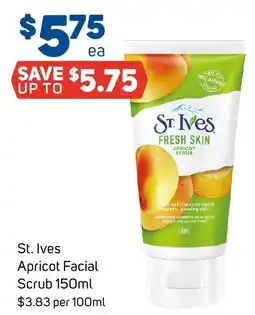Foodland St. ives apricot facial scrub offer