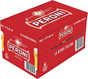 Peroni Red Imported Bottles 24x330mL
