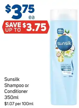 Foodland Sunsilk shampoo or conditioner offer