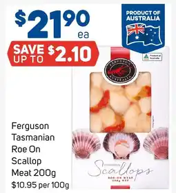 Foodland Ferguson tasmanian roe on scallop meat offer
