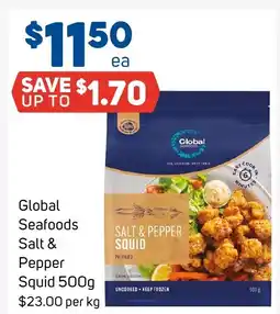 Foodland Global seafoods salt & pepper squid offer
