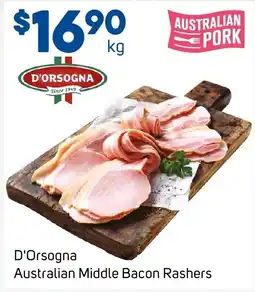 Foodland D'orsogna australian middle bacon rashers offer