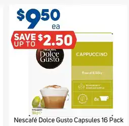 Foodland Nescafé dolce gusto capsules offer