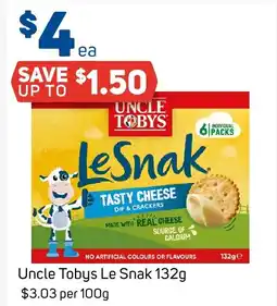 Foodland Uncle tobys le snak offer