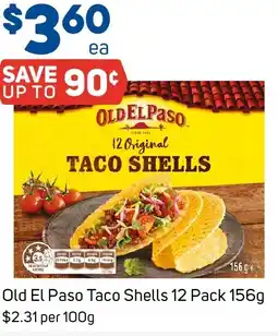 Foodland Old el paso taco shells offer