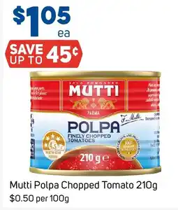 Foodland Mutti polpa chopped tomato offer