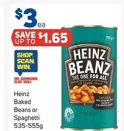 Foodland Heinz baked beans or spaghetti offer