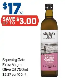 Foodland Squeaky gate extra virgin olive oil offer
