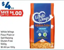 Foodland White wings flour plain or self raising gluten free offer