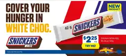 Foodland Snickers white offer