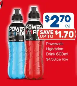 Foodland Powerade hydration drink offer