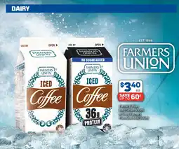 Foodland Farmers union iced coffee offer