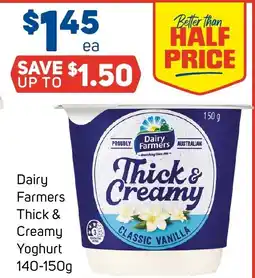 Foodland Dairy farmers thick & creamy yoghurt offer