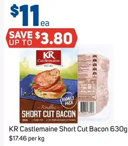Foodland Kr castlemaine short cut bacon offer