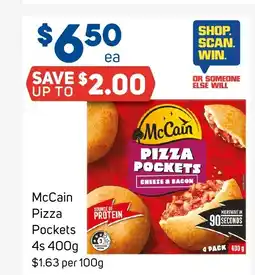 Foodland Mccain pizza pockets offer