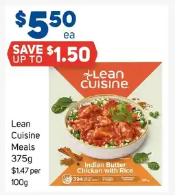 Foodland Lean cuisine meals offer