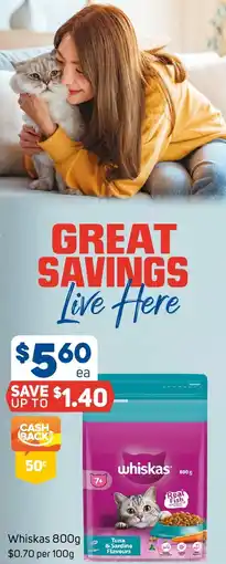 Foodland Whiskas offer