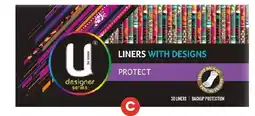 Foodland U by kotex designer liners offer