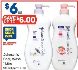 Foodland Johnson's body wash offer