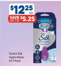 Foodland Schick silk hydro razor kit offer