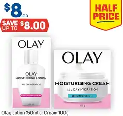 Foodland Olay lotion or cream offer
