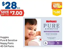 Foodland Huggies Pure & Sensitive Nappy Pants offer