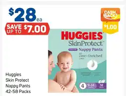 Foodland Huggies skinprotect nappy pants offer