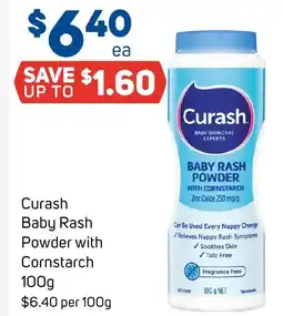 Foodland Curash baby rash powder with cornstarch offer