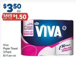 Foodland Viva paper towel offer