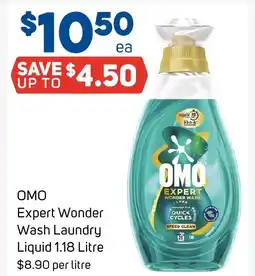 Foodland Omo expert wonder wash laundry liquid offer