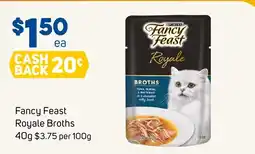 Foodland Fancy feast royale broths offer