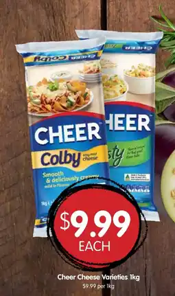 Spudshed Cheer cheese varieties offer