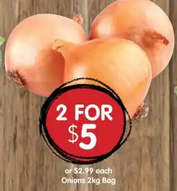 Spudshed Onions offer