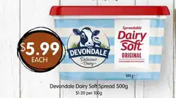 Spudshed Devondale dairy soft spread offer
