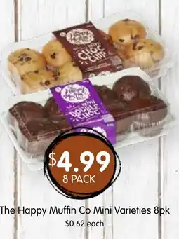 Spudshed The happy muffin co mini varieties offer