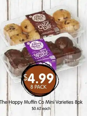Spudshed The happy muffin co mini varieties offer