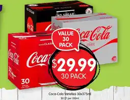 Spudshed Coca-cola varieties offer