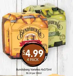 Spudshed Bundaberg varieties offer