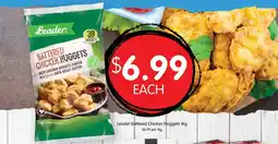 Spudshed Leader battered chicken nuggets offer